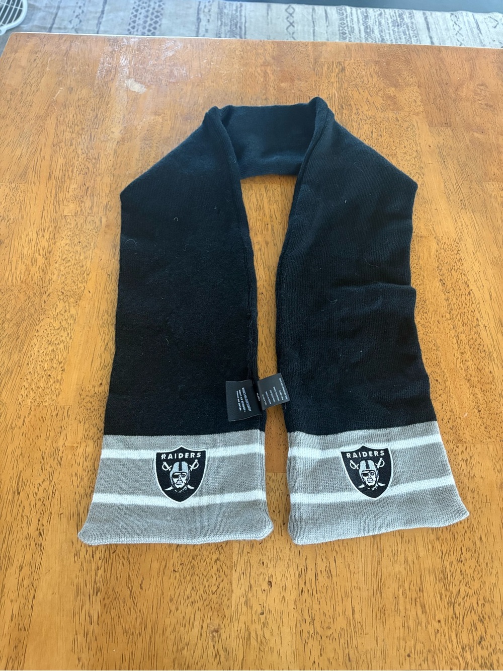 NFL raiders scarf